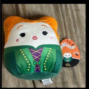 🎃 Squishmallows Winifred Sanderson Plush – Hocus Pocus Edition – 6” NWT